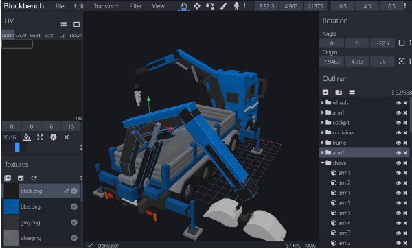 Blockbench(3D模型设计软件) v3.7.0免费版
