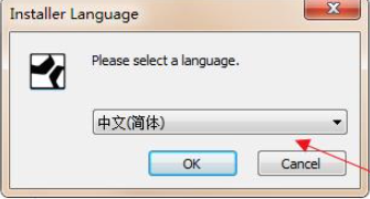 选择安装语言界面
