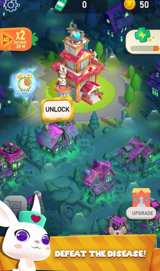 Idle Rabbits(放置兔子强制使用钞票金币版) 1.0.1安卓版