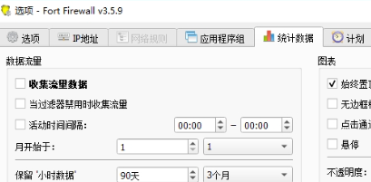 FortFirewall界面示意图