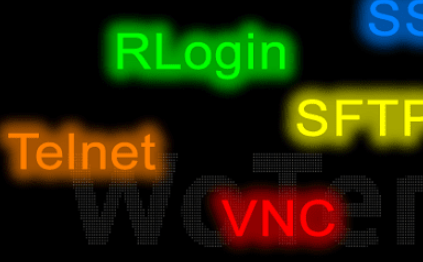 WoTerm远程控制界面示意图