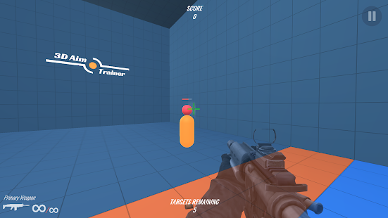 3D Aim Trainer(枪支训练模拟器无限子弹版) 1.24安卓版