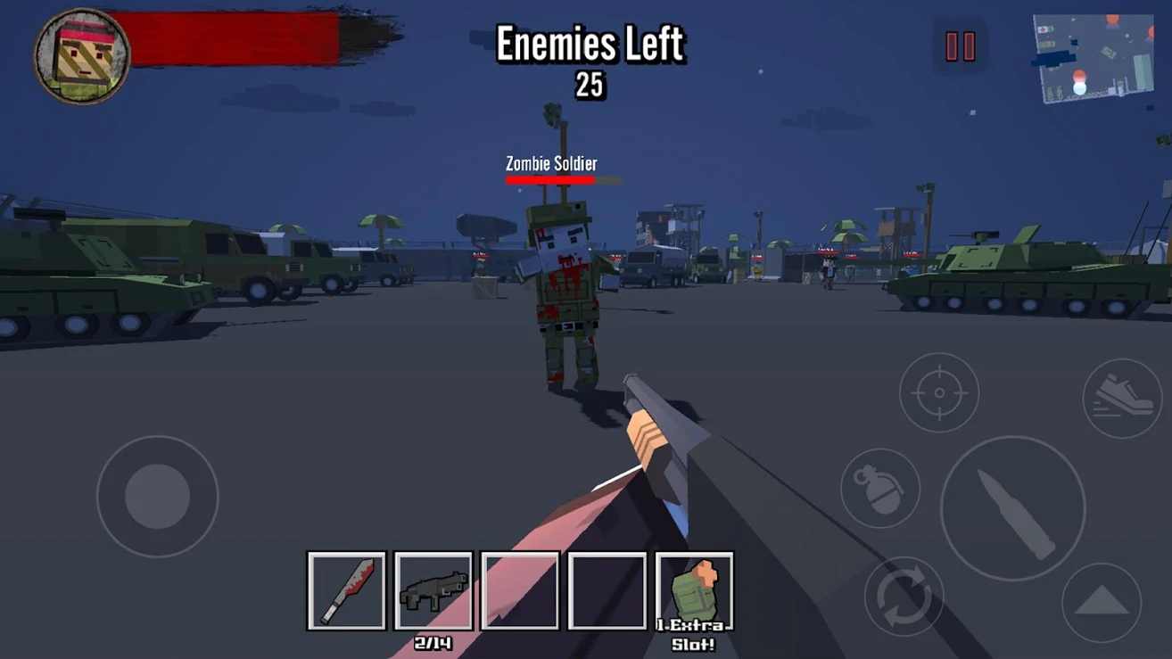 Blocky Zombie Survival 2(块状僵尸生存2无限子弹版) 1.4安卓版
