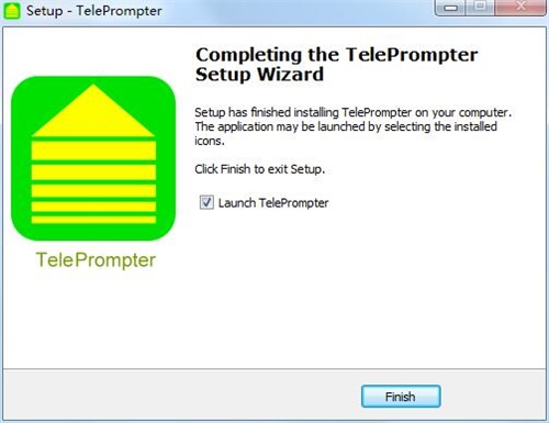 TelePrompter安装完成