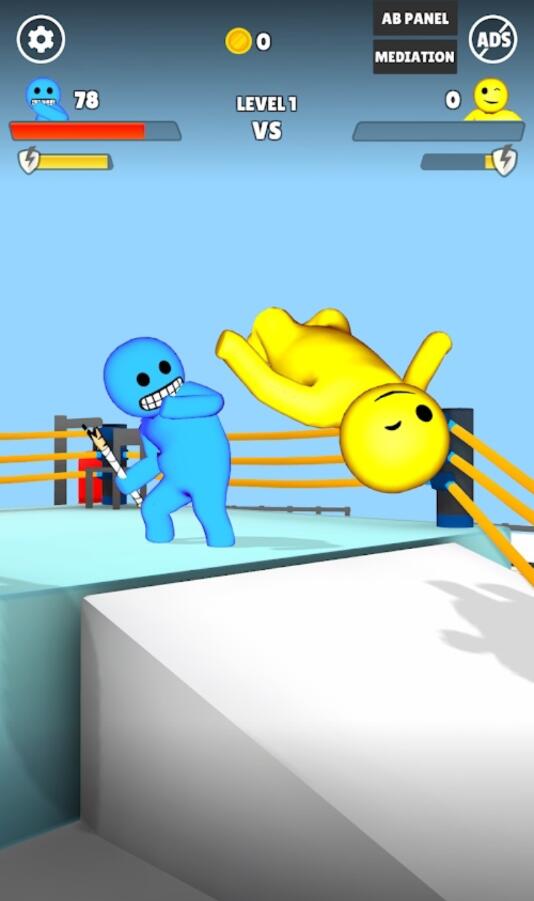 Clumsy Fighters(笨拙的战士免广告获得奖励版) 1.2安卓版