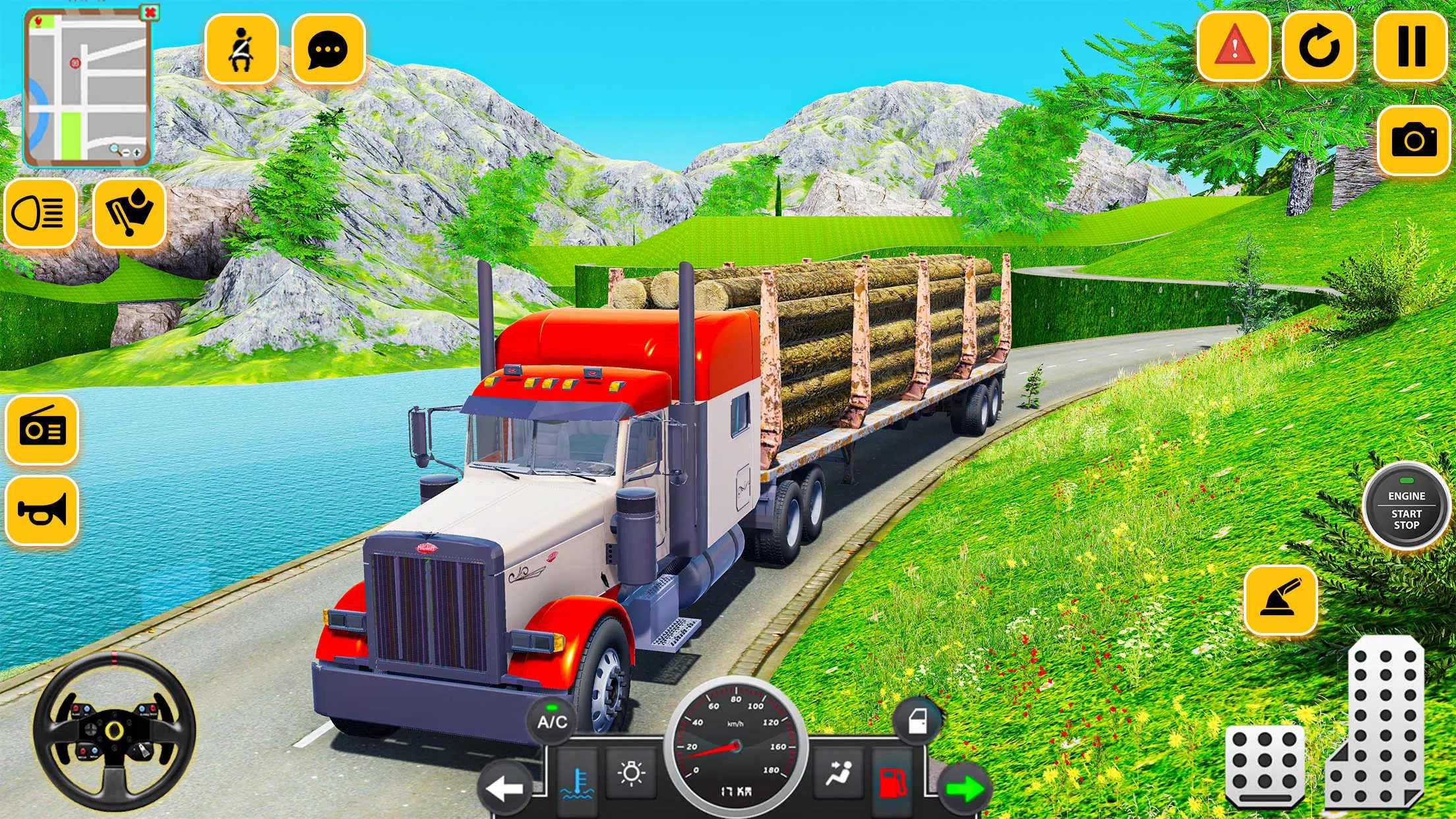 原木货运卡车最新版(Log Cargo Transport Truck Game) 1.1安卓版