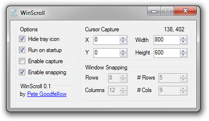 WinScroll v1.0免费版