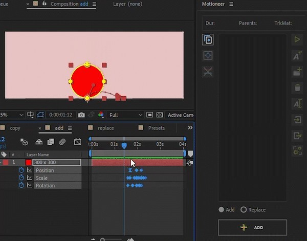 Motioneer(MG图形动画关键帧复制粘贴控制AE插件) v1.1.2免费版