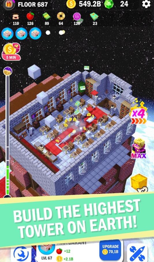 Tower Craft(建造高塔3D无限金币版) 1.8.1安卓版