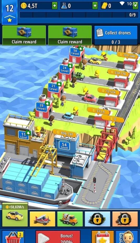 Idle Inventor - Factory Tycoon(放置发明家无限金币版) 1.0.9安卓版
