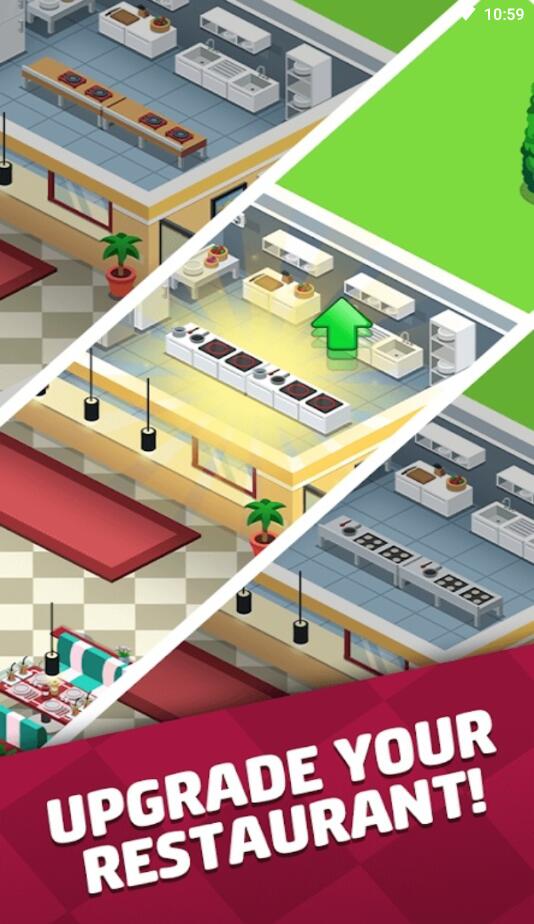 Idle Restaurant Tycoon(放置餐厅大亨无限钞票版) 0.0.8安卓版