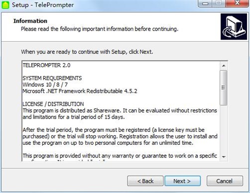 TelePrompter安装步骤2