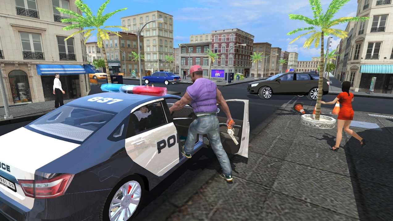 Real Crime Simulator Grand City(犯罪模拟器大量金币版) 1.1安卓版