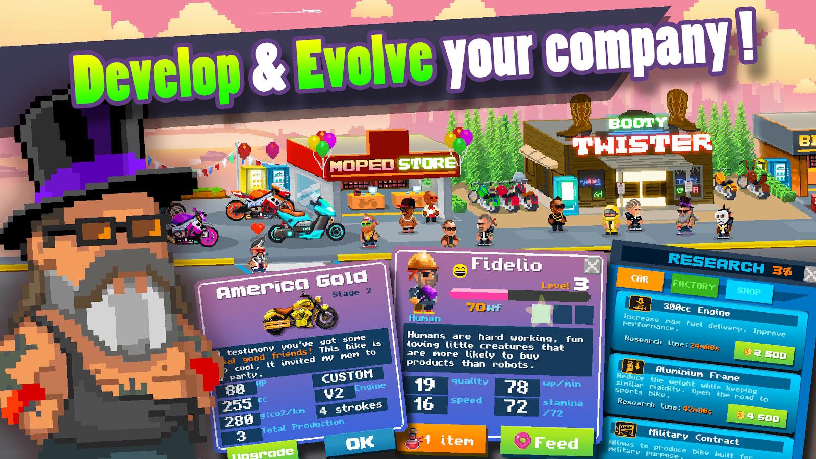 Motor World: Bike Factory(摩托制造厂无限金币版) 1.327安卓版