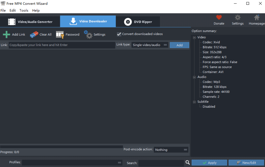 Free MP4 Convert Wizard v8.8.0免费版