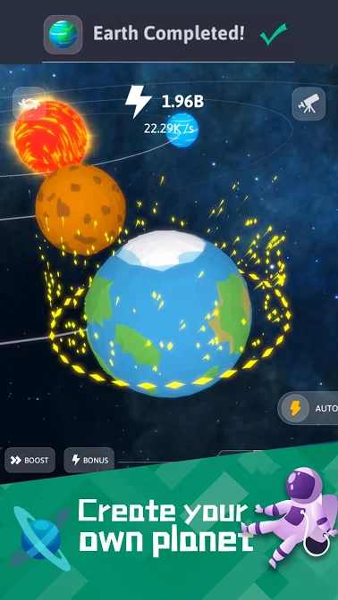 Idle Galaxy Creator(星球建造无限钻石版) 1.10.5安卓版
