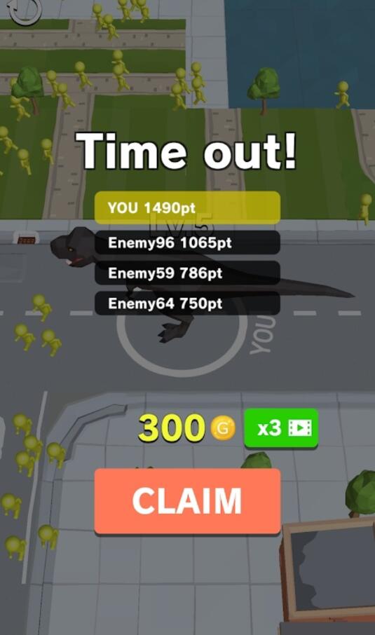 Dinosaur Rampage(恐龙横行解锁所有皮肤版) 4.2.1最新版