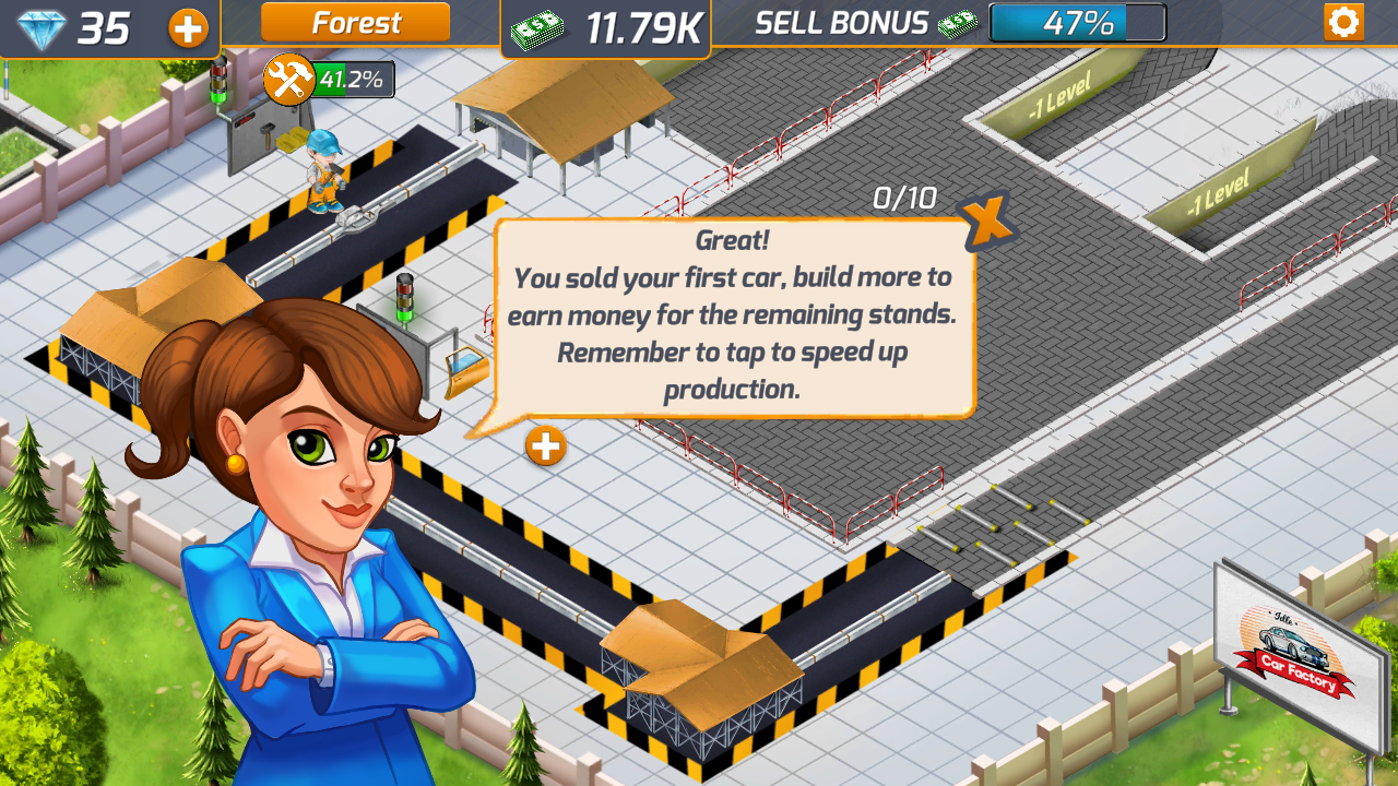 Idle Car Factory(放置汽车工厂无限货币版) 12.7安卓版