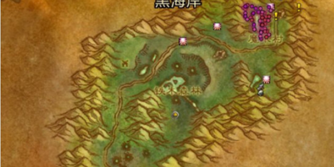 魔兽世界费伍德轻歌花坐标插件