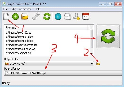 Easy2Convert ICO to IMAGE(图片转换工具) v2.2免费版