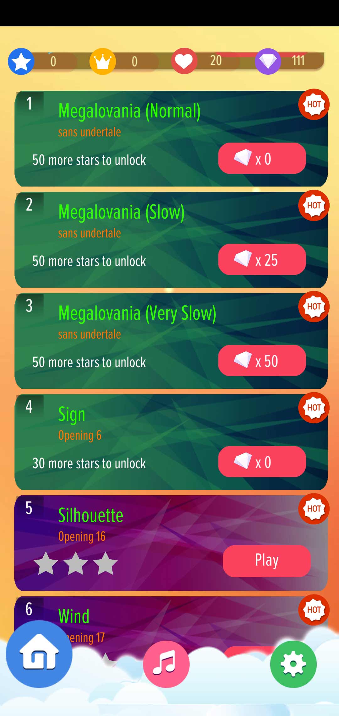 Piano Tiles Sans Megalovania(超级钢琴无钢琴块无限货币版) 1.4安卓版