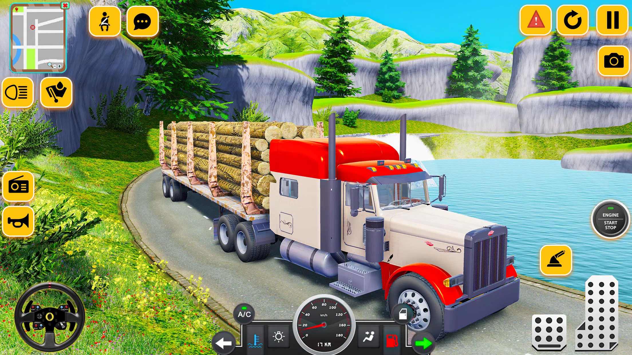 原木货运卡车最新版(Log Cargo Transport Truck Game) 1.1安卓版