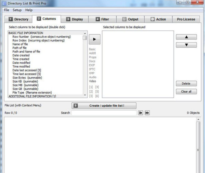 Directory List&Print Pro(目录列表打印工具) v4.10免费版