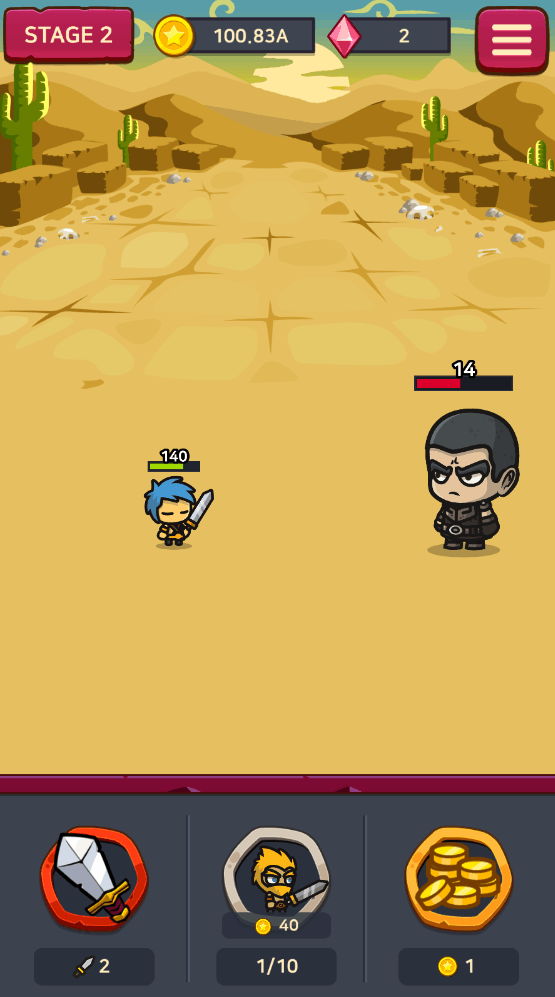 Battle Heroes(搏斗英雄无限金币版) 1.1.7.3修改版