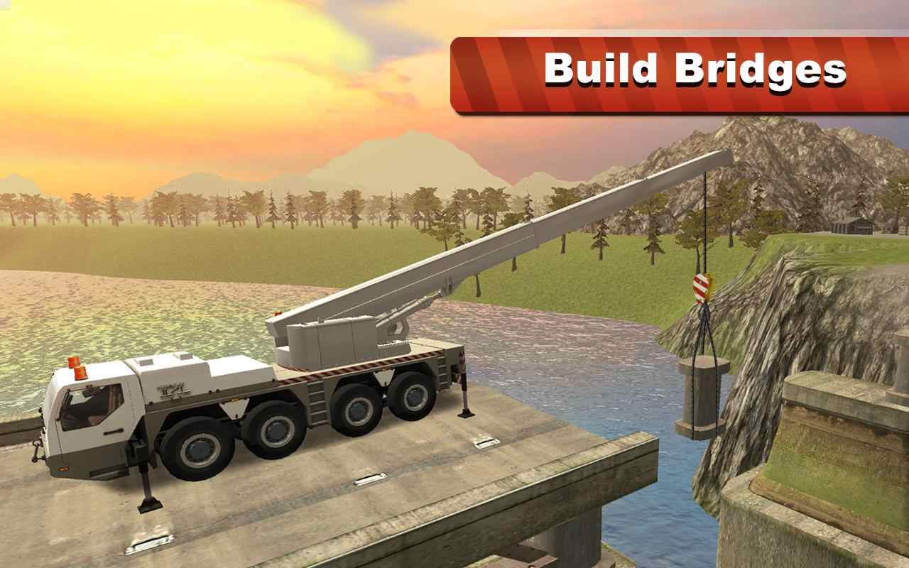 Bridge Construction Crane Sim(桥式起重机模拟器免广告版) 1.39安卓版