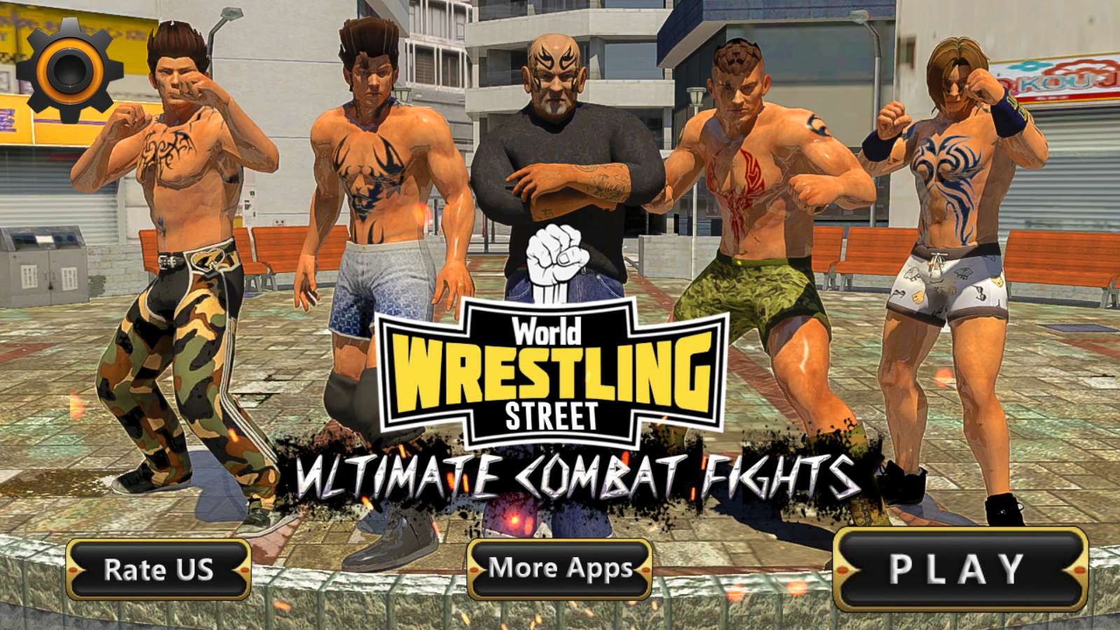 Superstars Wrestling Revolution 3d: Combat fights(超级明星摔跤革命3D战斗解锁全部角色版) 1.0安卓版