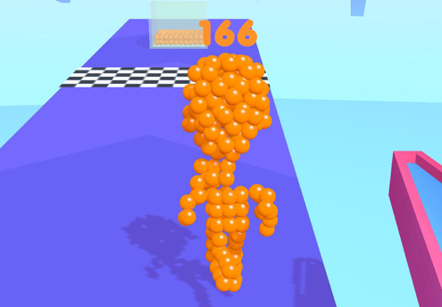 Bubble Stack Runner gameplay screenshot