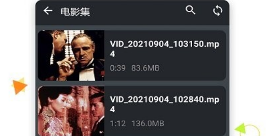 万能月亮播放器界面示意图