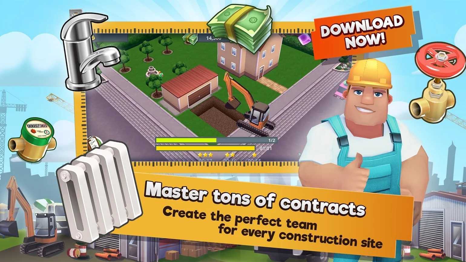 Construction Hero(建筑英雄无限金币版) 1.0.542无限钻石版