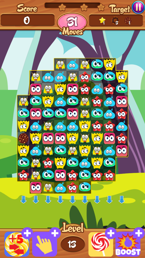 Monster Crush King saga Match3 ios版