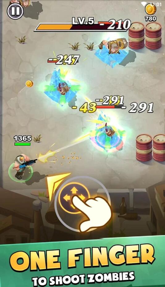 最后一个英雄流氓射击一击必杀版 1.2中文版