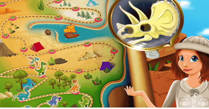 Dig & Find Bone Simulation 游戏界面展示
