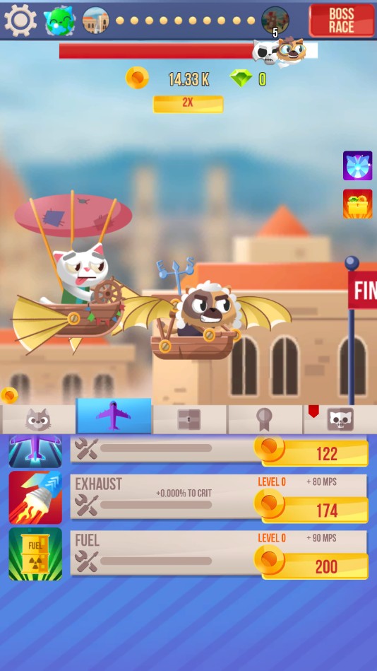 Clash Rider Cat IDLE(撞车手猫无限金币版) 1.3安卓版