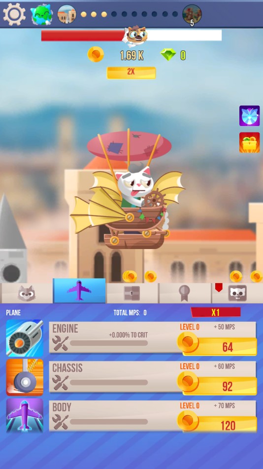Clash Rider Cat IDLE(撞车手猫无限金币版) 1.3安卓版