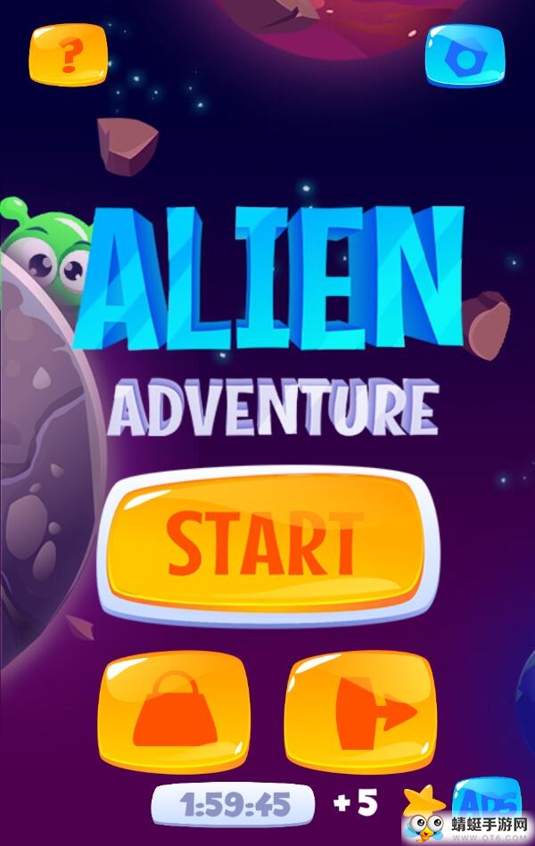 外星人冒险自由落体无限星星版