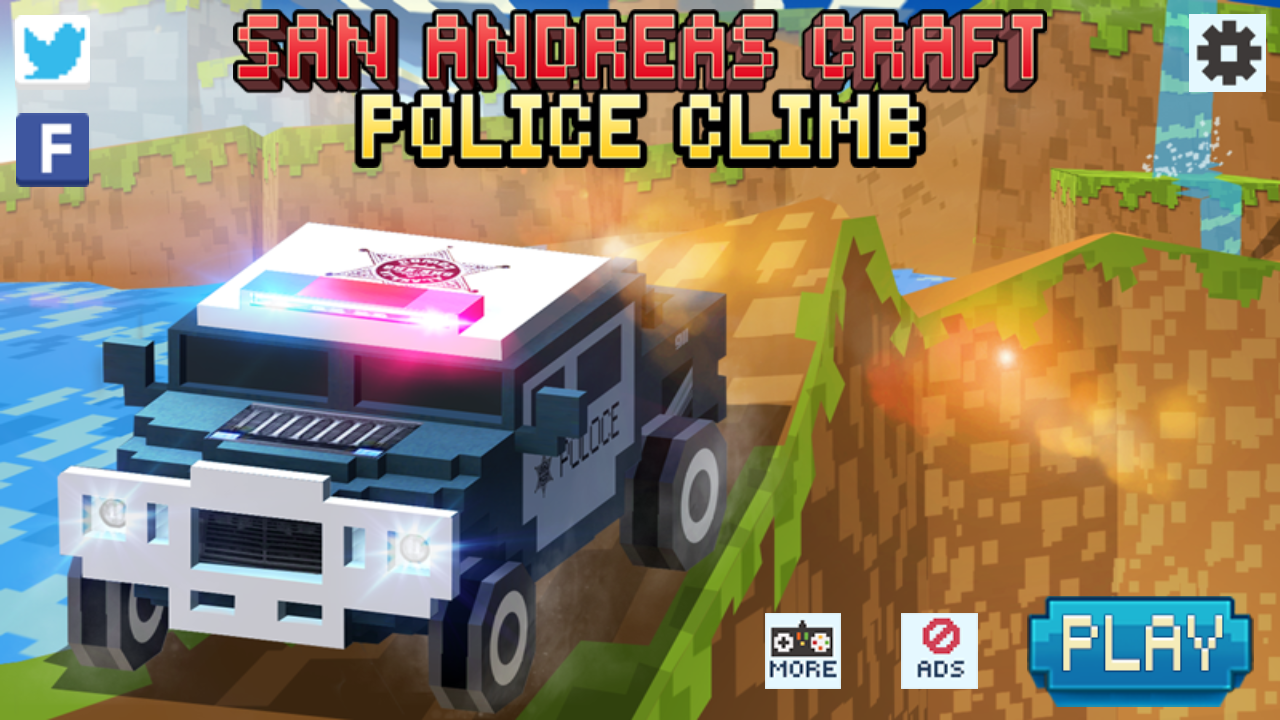 San Andreas Craft Police Climb(圣安地列斯工艺警察攀登无限金币版) 1.5安卓版