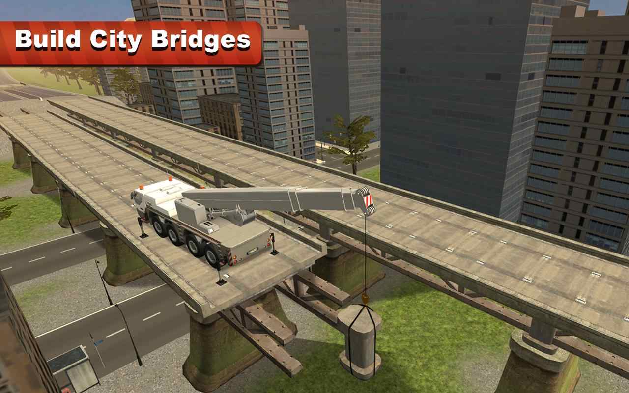 Bridge Construction Crane Sim(桥式起重机模拟器免广告版) 1.39安卓版