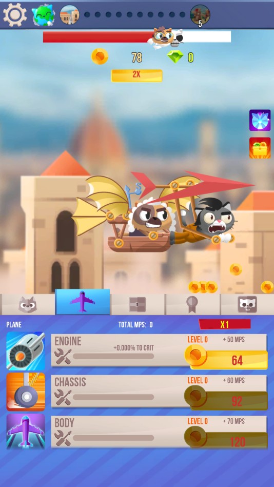 Clash Rider Cat IDLE(撞车手猫无限金币版) 1.3安卓版