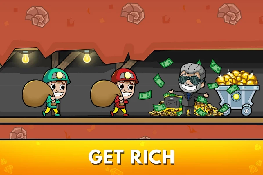 Idle Miner(偷懒的矿业大亨无限金钱版) 3.02.0安卓版