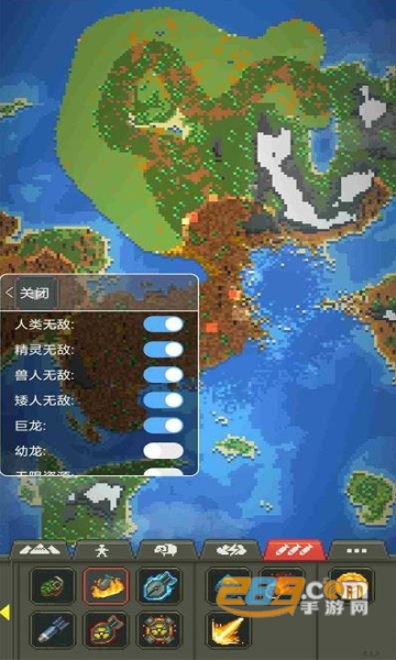 WorldBox世界盒子内置功能菜单2022最新版本v0.13.16安卓版