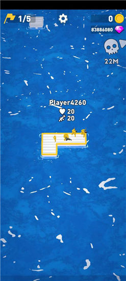 筏战疯狂海战(War of Rafts)破解版无限金币钻石v0.27.65安卓版