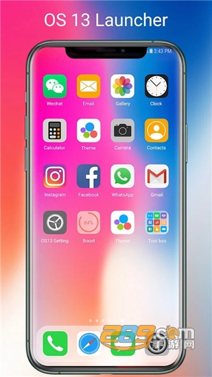 华为手机仿苹果系统(OS13桌面)启动器下载高级解锁版v5.6安卓版