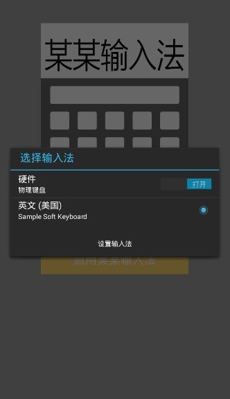 某某输入法软件APP