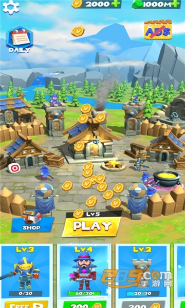 部落冲刺无尽宝石版下载2022(Clans Rush 3D)v1.1.8