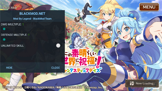 KonoSuba: Fantastic Days内置修改菜单版