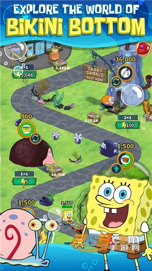 海绵宝宝的空闲冒险(SpongeBob)无限金币版v1.108安卓版